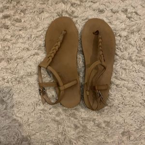 Rainbow braid Sandal